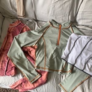 Long sleeve crop top